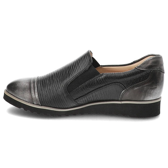 Poltopánky Gamis - 1892 Czarny/Nikiel