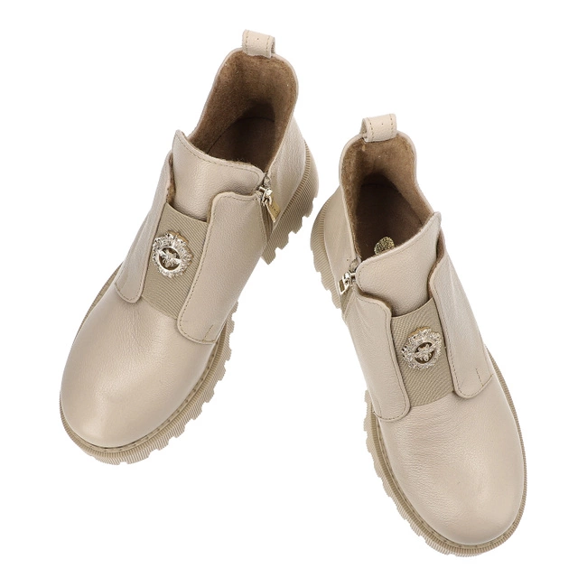 Členkové Topánky Armodo - 60451 V.Taupe+Zł.