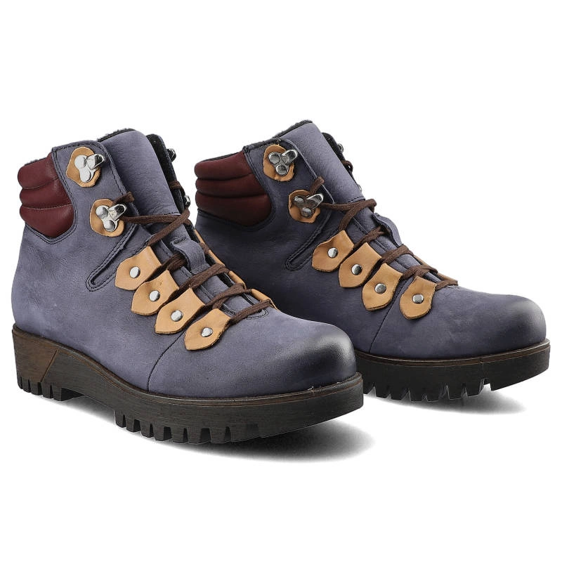 Členkové Topánky Pollonus - 5-0958-005 Granat/Bordo