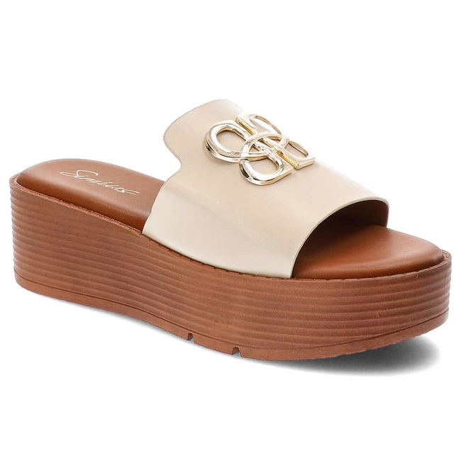 Šľapky Simius - GG-595 Beige