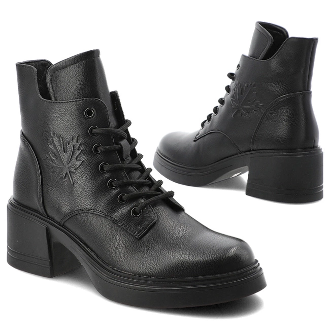 Členkové Topánky VINCEZA - 39950 BK Czarny Skóra