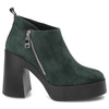 Členkové Topánky Armodo - 1755 Zielony Zamsz