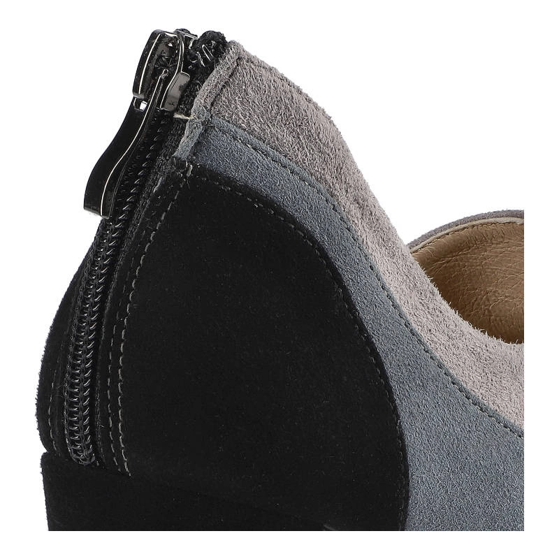 Poltopánky Damiss - DS-537/A Grafit Zamsz/Mix