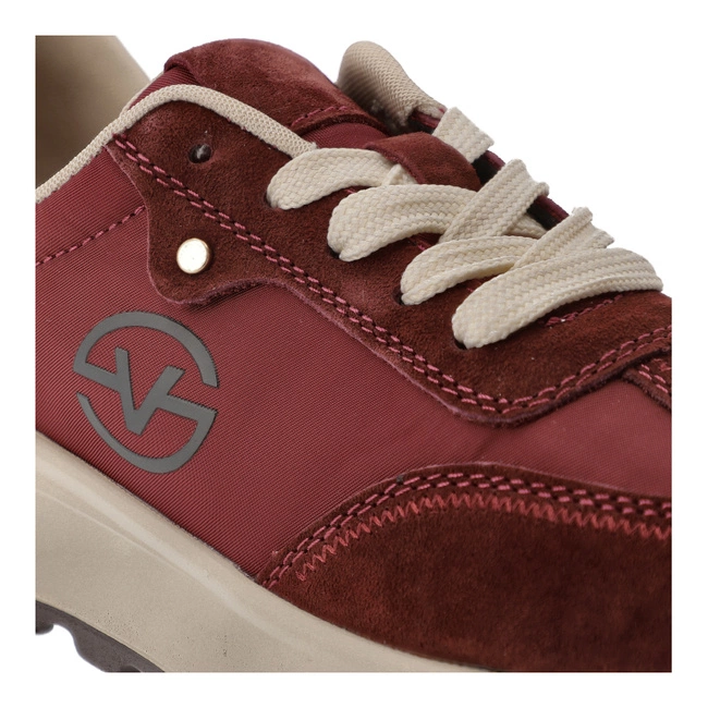 Tenisky VINCEZA - 41491 BU Bordowy/Skóra