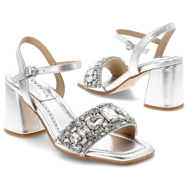 Sandále ALMA EN PENA - V250995 Diva Silver
