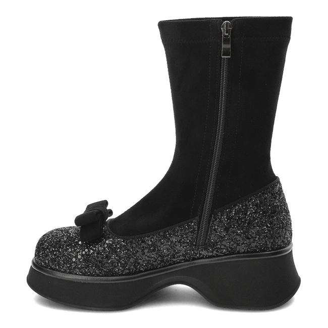 Členkové Topánky Sca'viola - S-288 Black