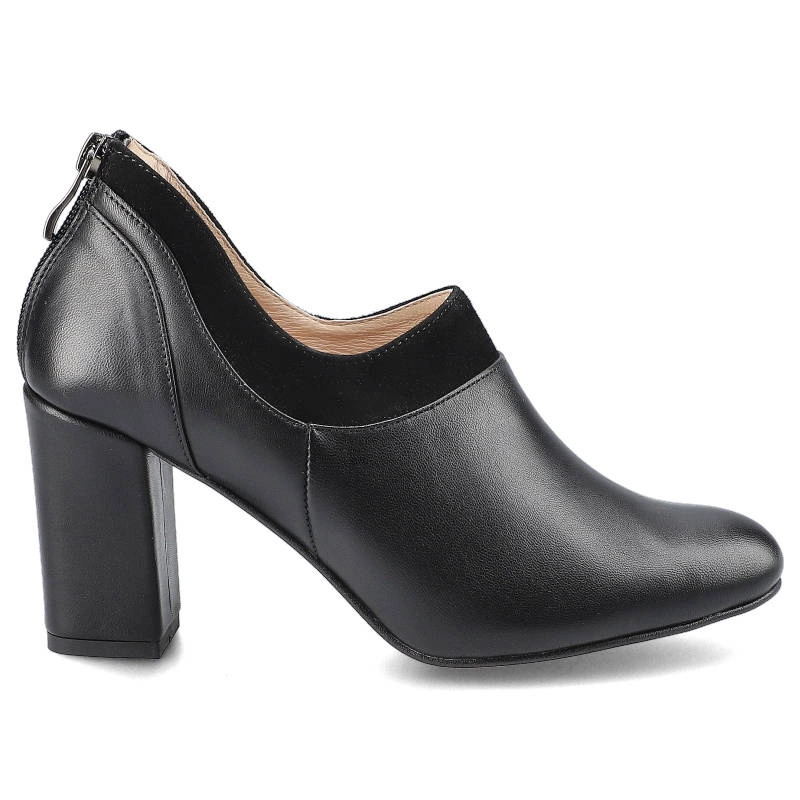 Poltopánky Damiss - DS-537/A Czarne Lico K/Czarny Zamsz