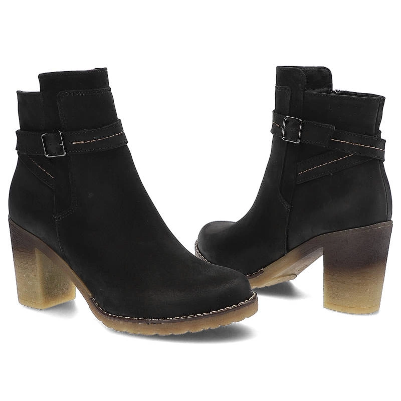 Členkové Topánky Gamis - 3165 Czarny Nubuk