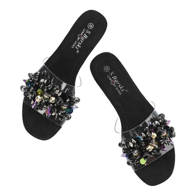 Šľapky S.Barski - KV-576-3 Black