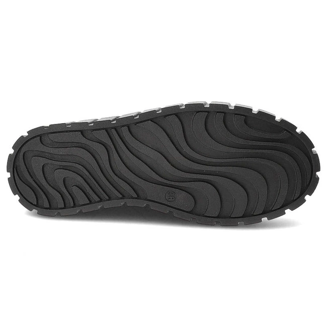 Tenisky Lemar - 10128 Naplak Czarny+Brokat Sr.