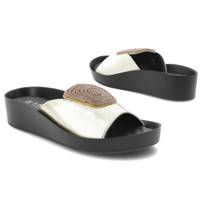 Šľapky S.BARSKI - KV51-028 Gold