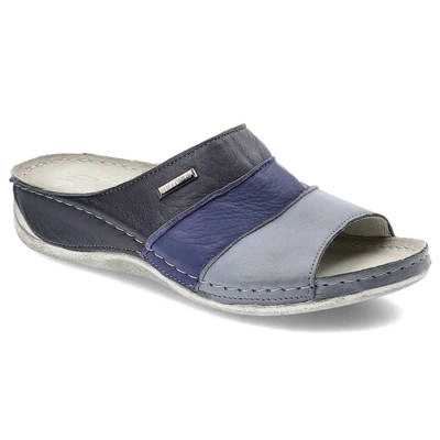 Šľapky Pollonus - 5-0918 Błękitny/Niebieski/Granatowy