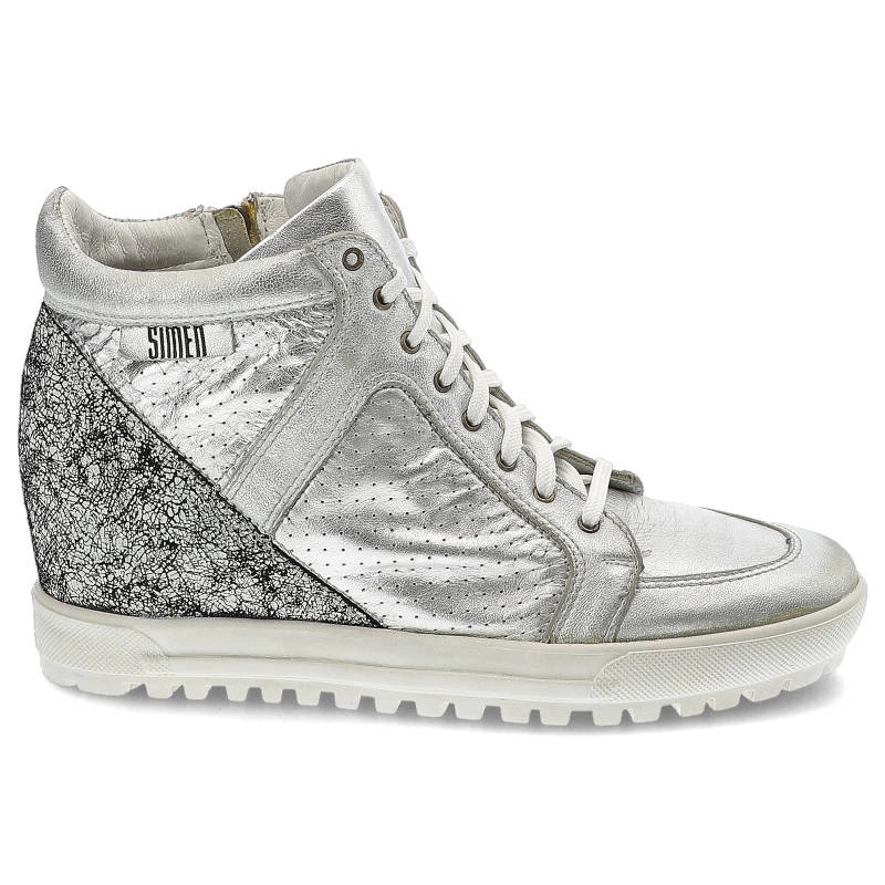 Tenisky Simen - 0304 K.Srebrny/Srebrny/Paj