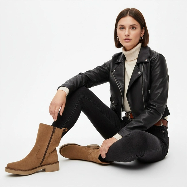 Členkové Topánky HEE - 25740 Serraje Whisky