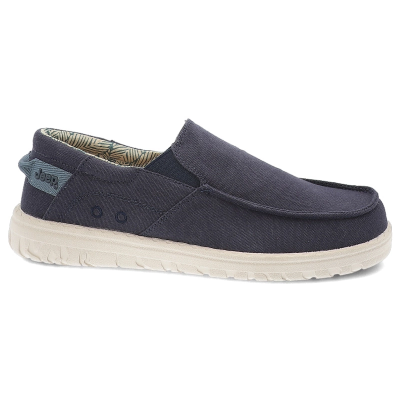 Poltopánky JEEP - Samoa Slip On Cvs JM51033A 017 DK.Navy