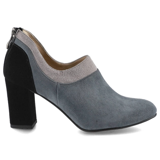 Poltopánky Damiss - DS-537/A Grafit Zamsz/Mix