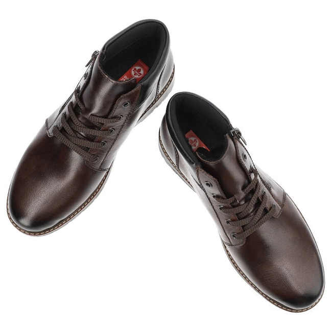 Šnúrovacie Členkové Topánky Rieker - 10502-25 Brown