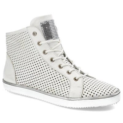 Členkové Topánky Carinii - B3132_-967-000-PSK-A48 Nappa Biała