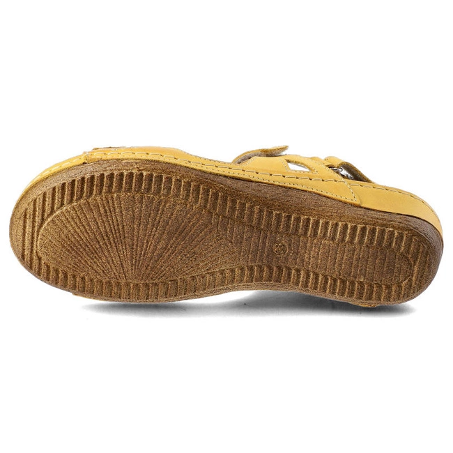 Sandále Helios - 205 Żółty