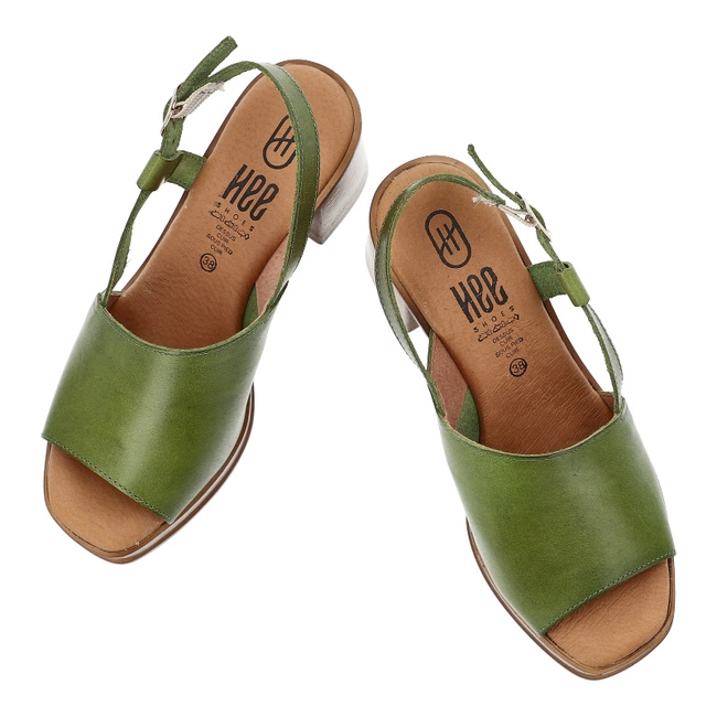 Sandále HEE - 25544 Vaquetilla Pistacho