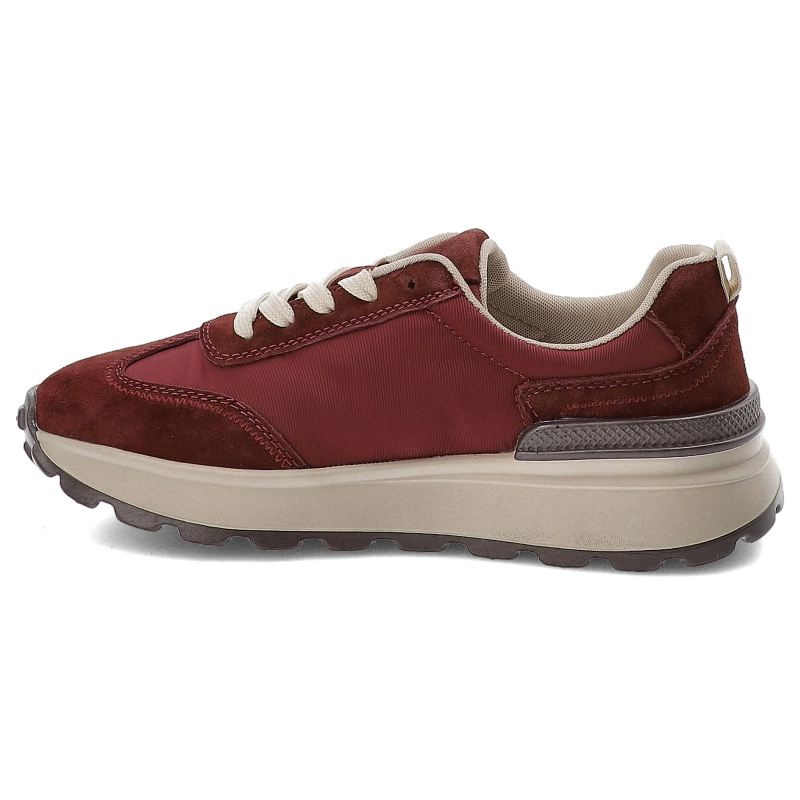 Tenisky VINCEZA - 41491 BU Bordowy/Skóra