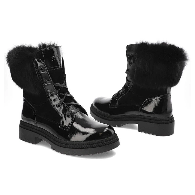 Členkové Topánky Pollonus - 5-1453-002 Czarny Naplak+Welur