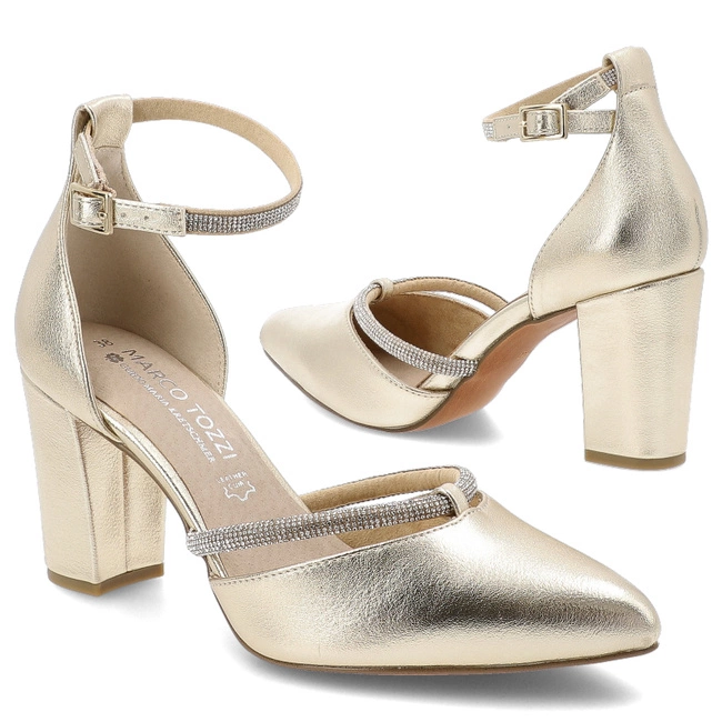 Sandále MARCO TOZZI - 2-82404-42 940 Gold