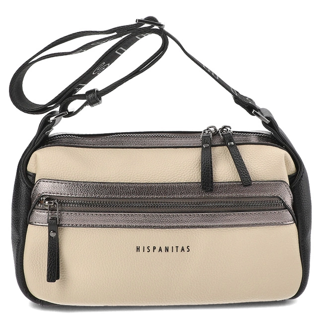 Kabelka Hispanitas - BI243546 Samba-I24 Milk Samba Met-I24 Acero