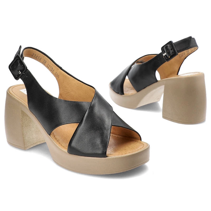 Sandále Nessi - 23454 Czarny 3