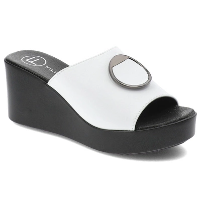 Šľapky Filippo - DK4610/24 WH Biały