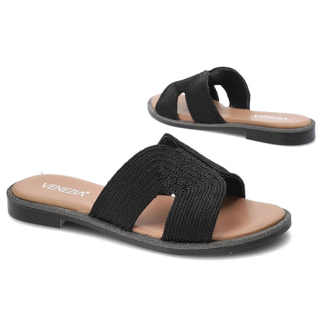 Šľapky Venezia - 161902 Nero