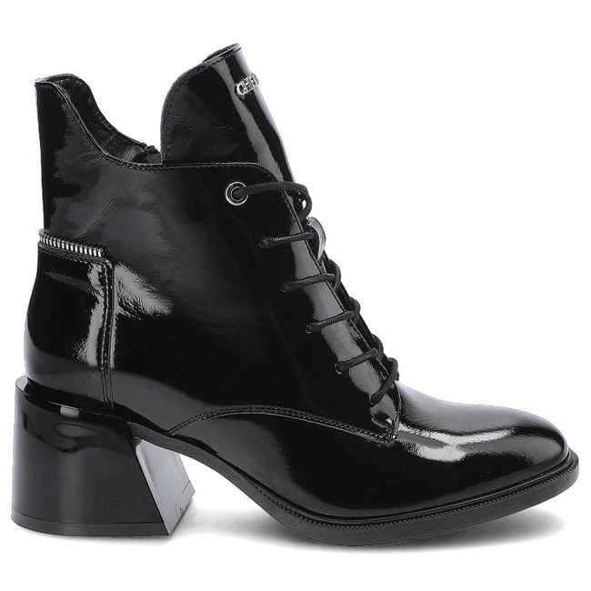 Členkové Topánky Chebello - 2733_-240-000-MIC-164 Czarny Lakier