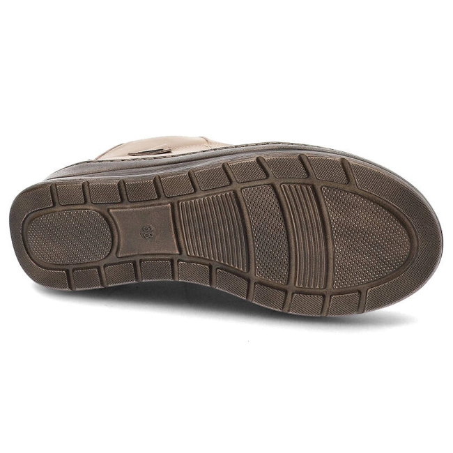 Šnúrovacie Členkové Topánky Helios - 553 Capucino