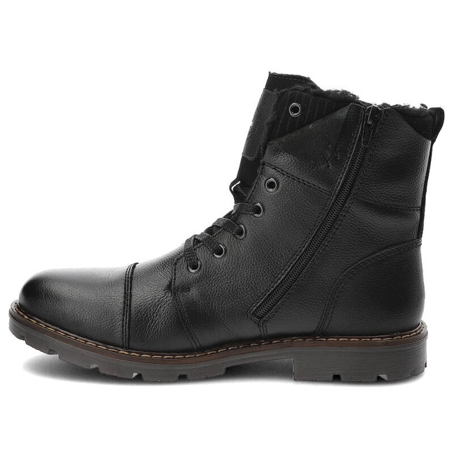 Šnúrovacie Členkové Topánky Rieker - 32133-00 Black