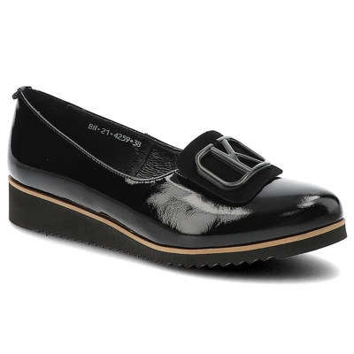 Poltopánky Karino - 4259/090-P Czarny/Naplak