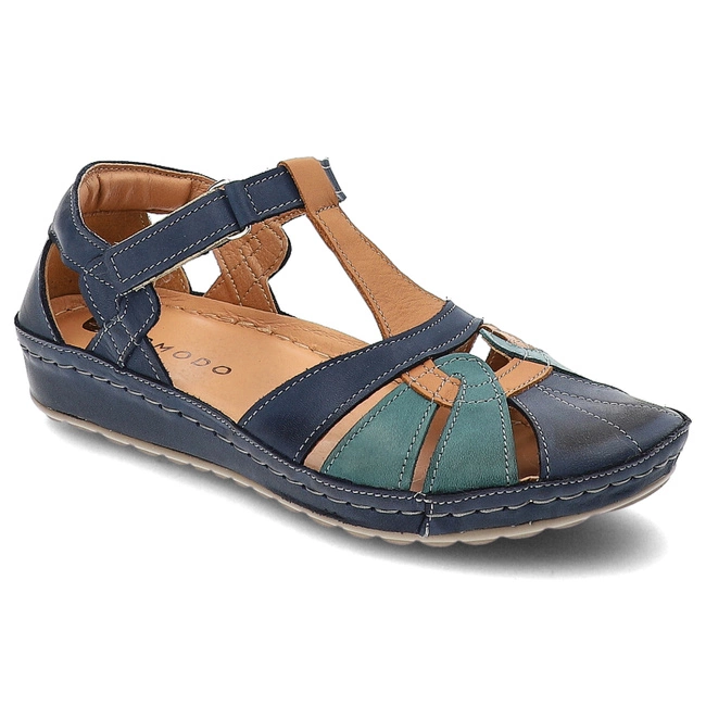 Sandále Armodo - N292 Niebieski/Zielony/Rudy 949/948/954