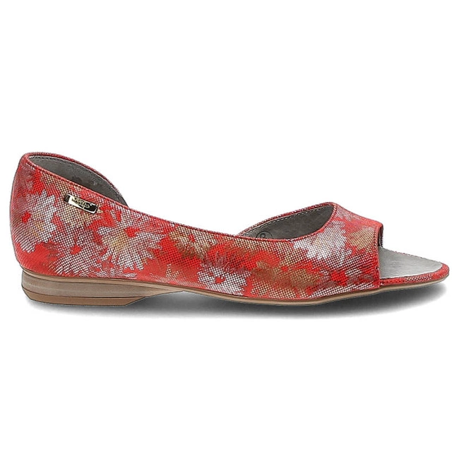 Poltopánky Maciejka - 00554-38/00-5 Czerwone Kwiaty