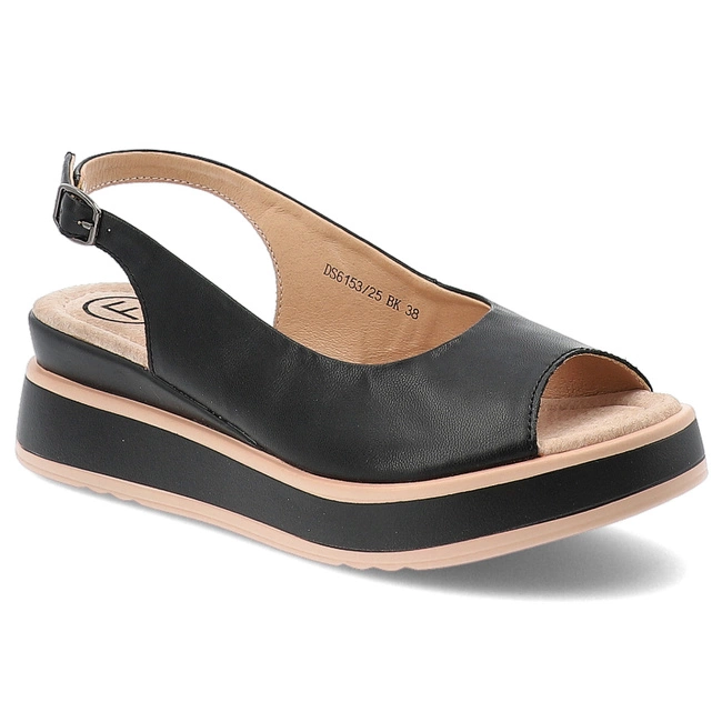 Sandále FILIPPO - DS6153/25 BK Czarny