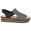 Sandále RIEKER - 62971-00 Black Combination
