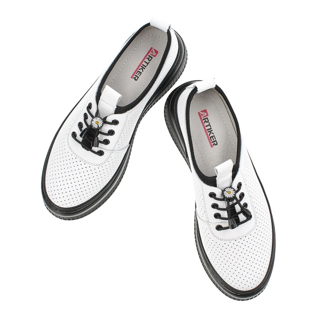 Poltopánky Artiker - 54C1581 Biały/Czarny