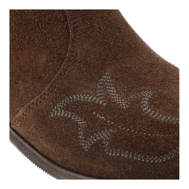 Členkové Topánky ARMODO - 1515 Brąz Welur