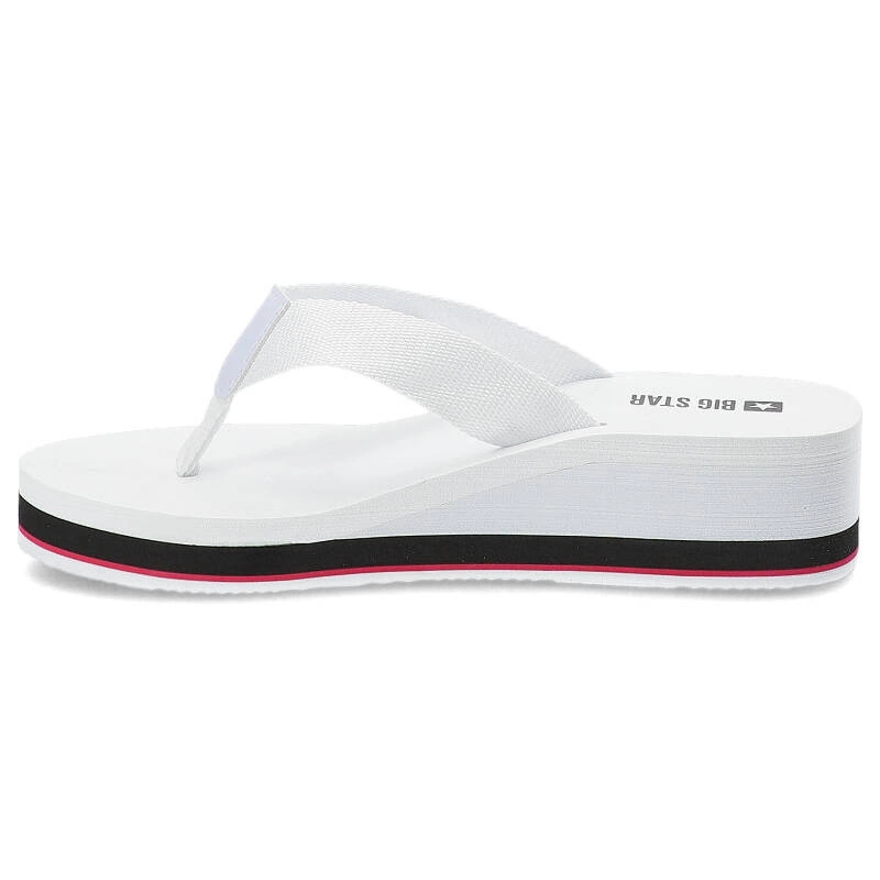 Šľapky Big Star - JJ274A333 Biały