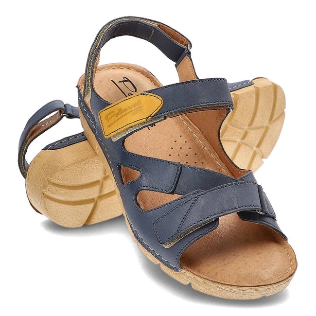 Sandále Pollonus - 5-0694-025 Niebieski/Żółty