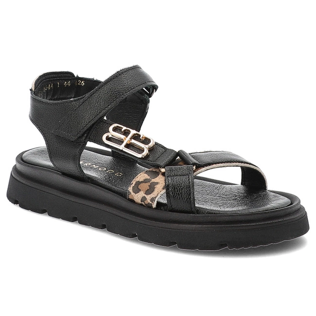 Sandále ARMODO - 40441 V.Czarny/Pantera Beż