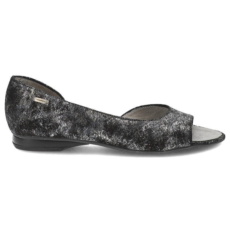 Poltopánky Maciejka - 0554-35/00-5 Czarny/Srebrny Nalot