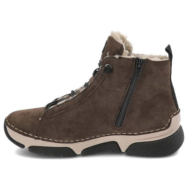 Šnúrovacie Členkové Topánky Rieker - 45912-25 Brown