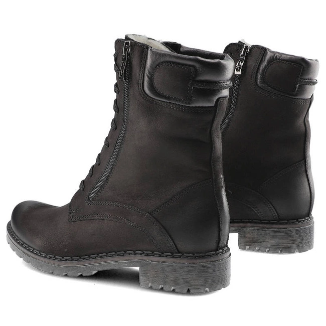 Členkové Topánky Simen - 08237 S04/Czarny