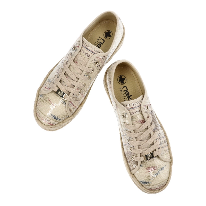 Espadrilky Rieker - 94010-60 Beige