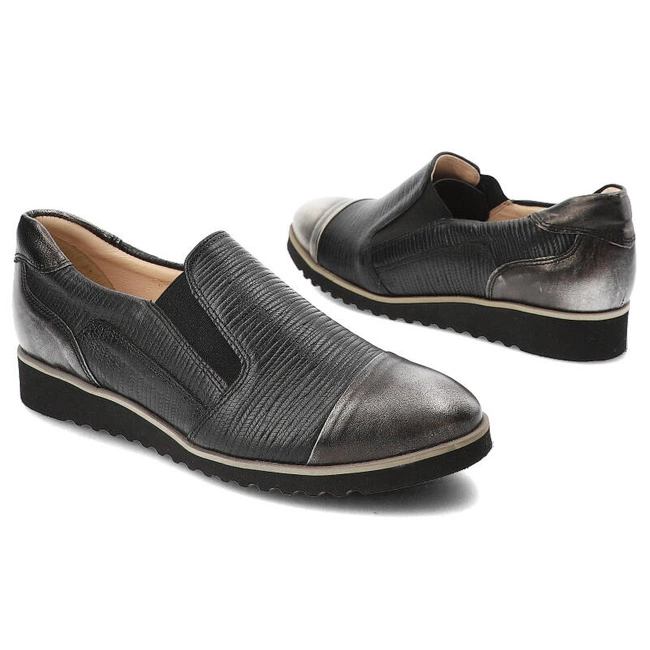 Poltopánky Gamis - 1892 Czarny/Nikiel