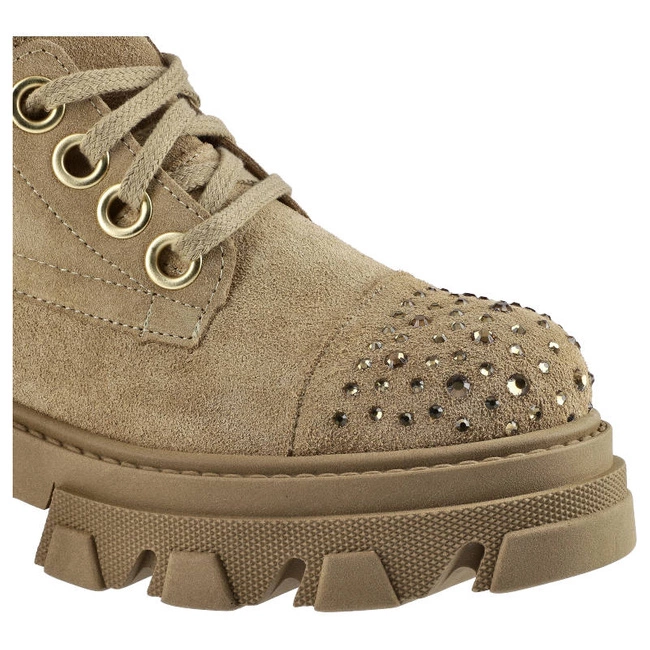 Členkové Topánky Damiss - DS-548 Beż Welur